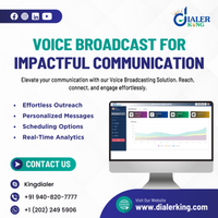 DIALER KING - Elevate Your Communication with Voice Broadcasting