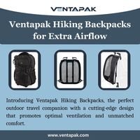 Ventapak Hiking Backpacks for Extra Airflow