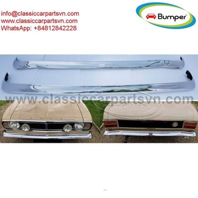 Ford Lotus Cortina MK2 bumpers (1966-1970) without over riders