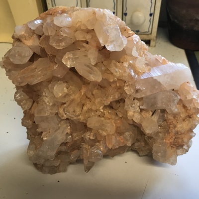 5+lbs Beautiful Clear Quartz in-the-rough