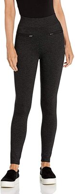 Daily Ritual Women's Ponte Knit Skinny-Fit Zip Pants